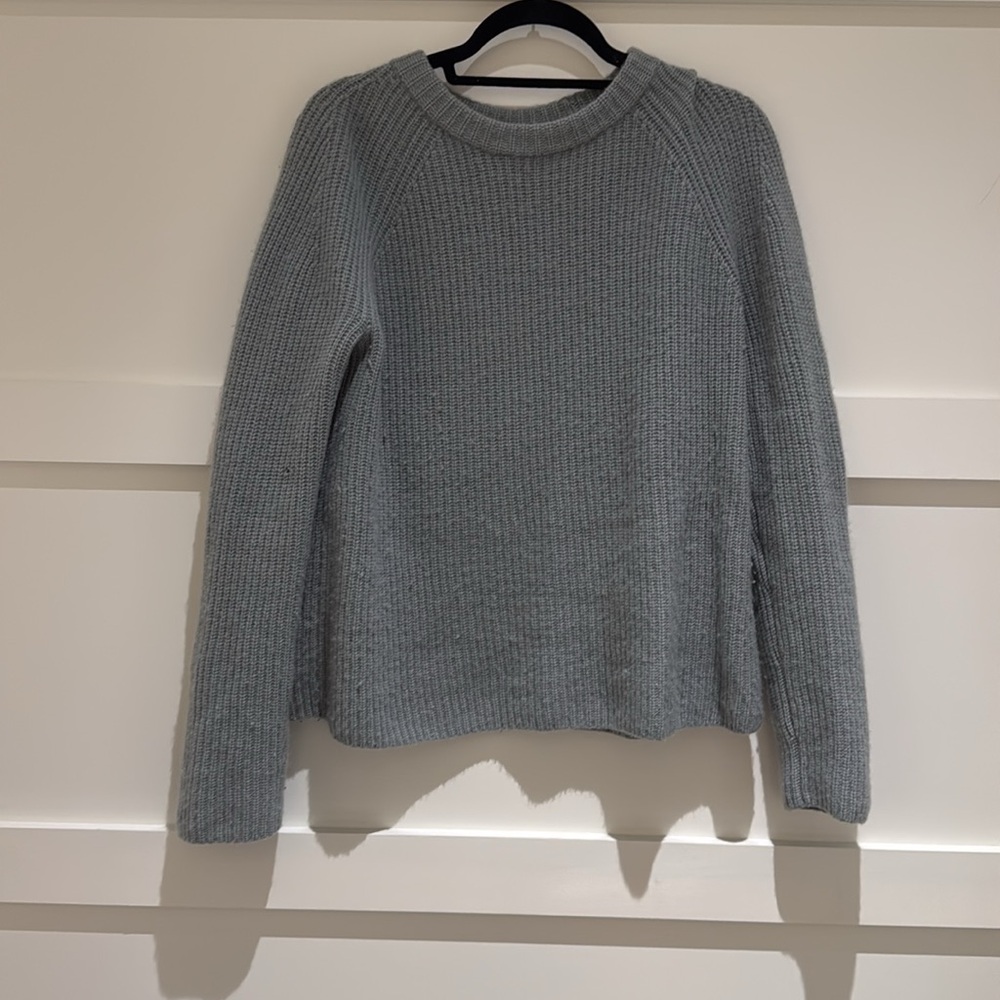 Vince cashmere Crewneck Fisherman Sweater